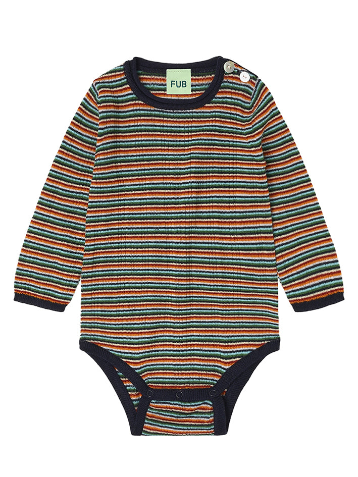 Baby Rib Body Multi Stripe