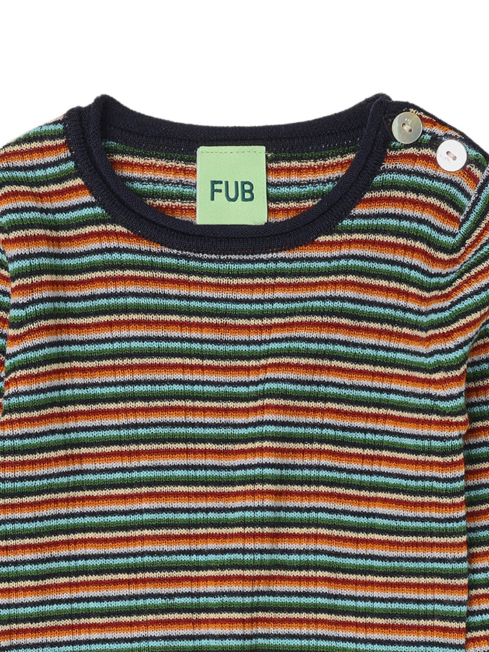 Baby Rib Body Multi Stripe