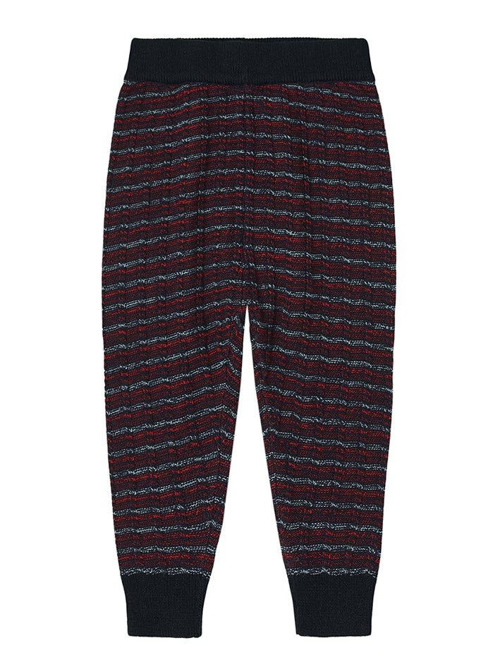 Baby Rib Pants Dark Navy Melange