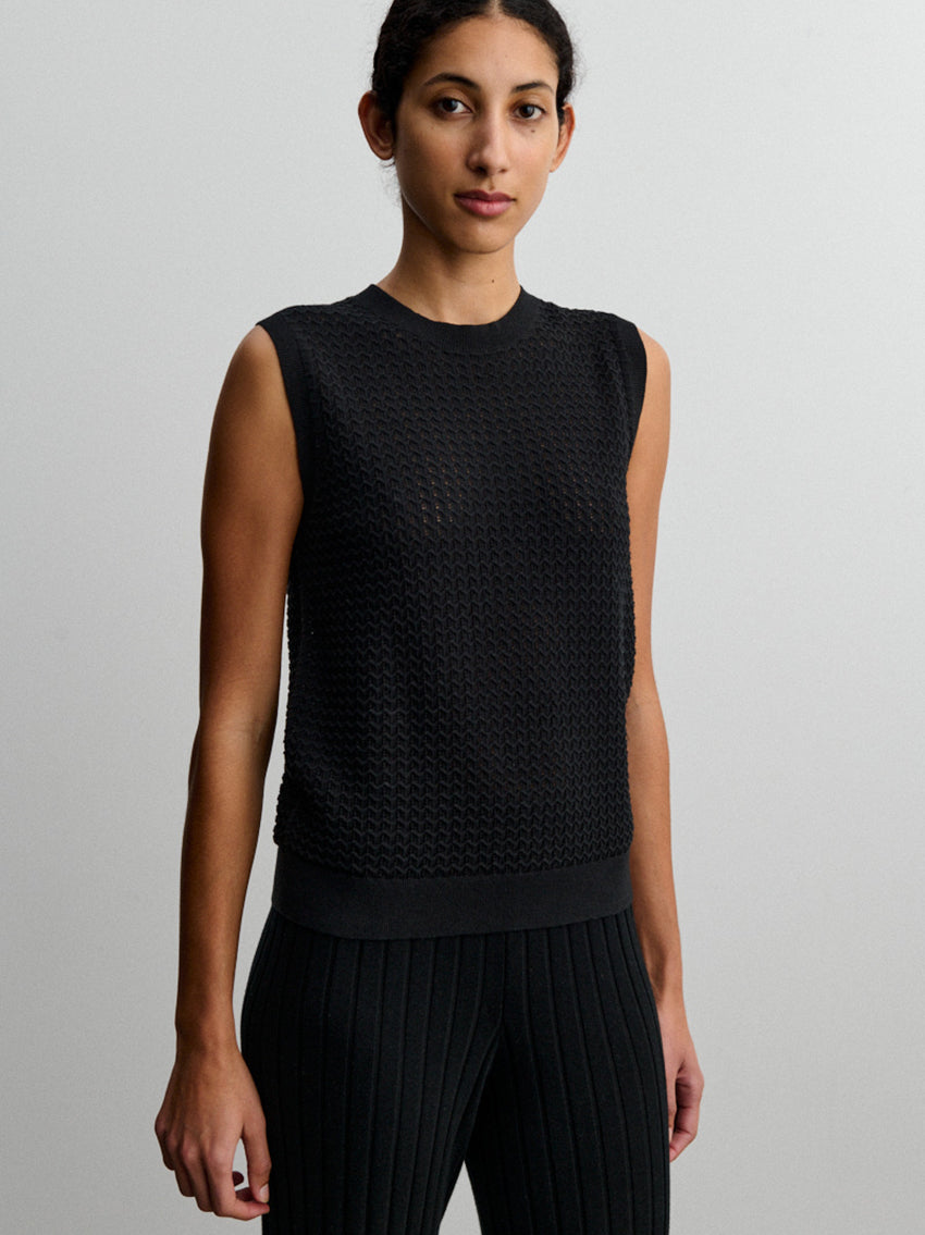 High Twist Top Black