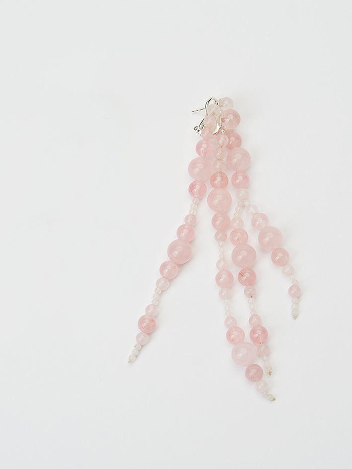 Glyzinia Earring Long Rose