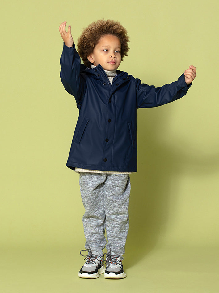 Rain Jacket Elephant Man True Blue