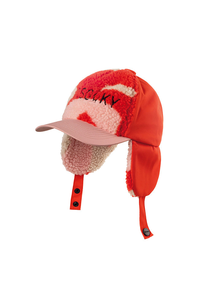 Happy Clam Hat Poppin Red