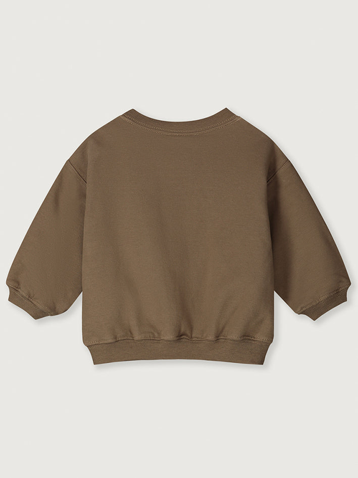 Baby Dropped Shoulder Sweater Woody