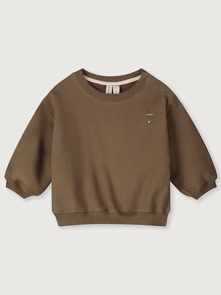 Baby Dropped Shoulder Sweater Woody