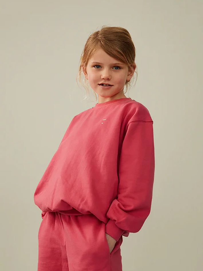 Dropped Shoulder Sweater Cherry