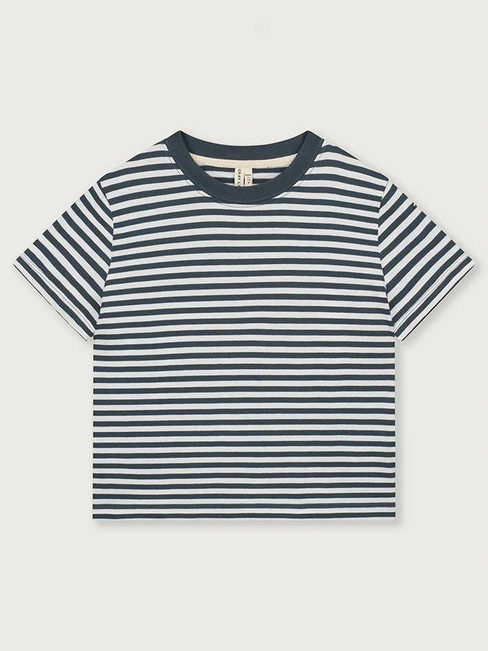 Oversized Tee Blue Grey/Offwhite