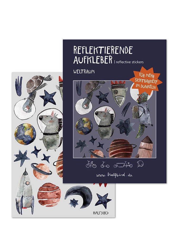 Outer Space - Set of Reflective Stickers