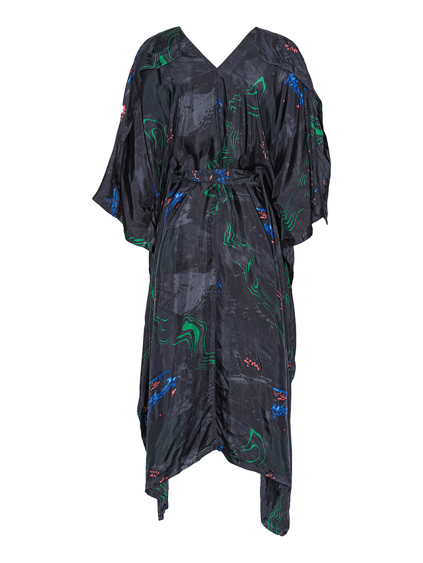 Uncut Kaftan Dark Fireworks