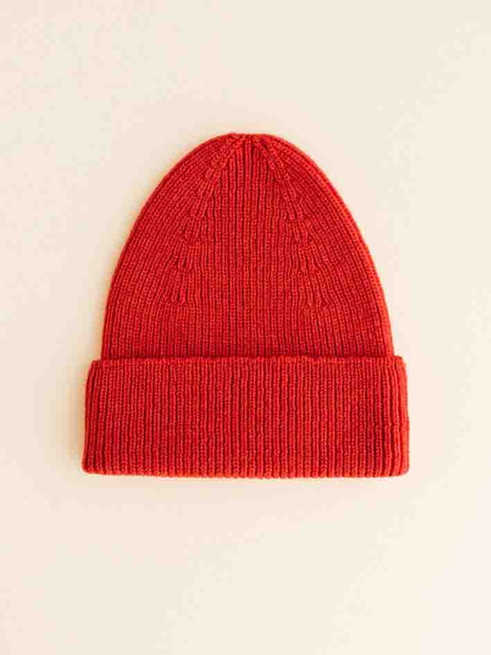 Beanie Fonzie Kids Red