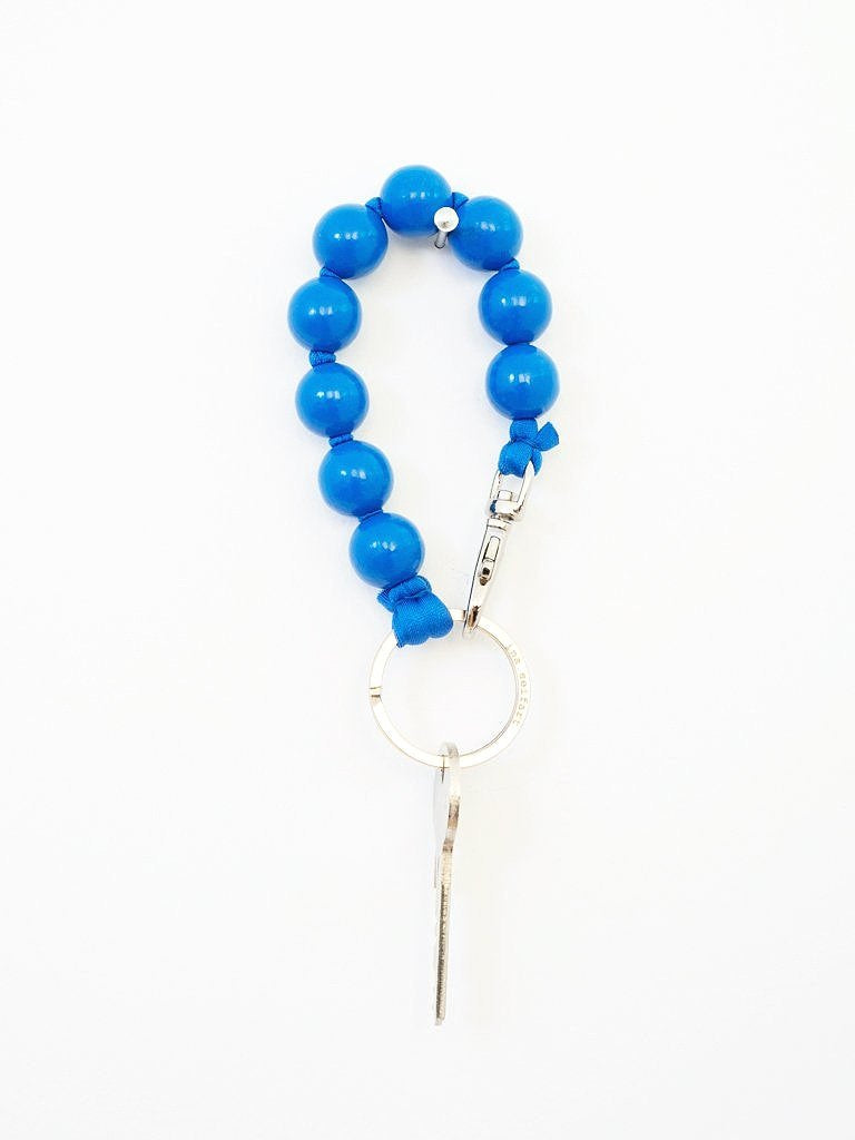 Big Pearl Keychain Short Blue