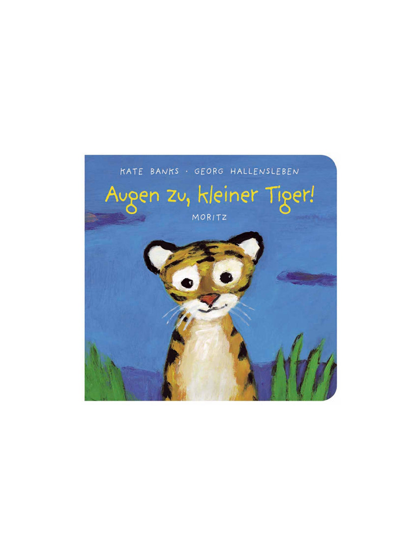 Augen zu kleiner Tiger