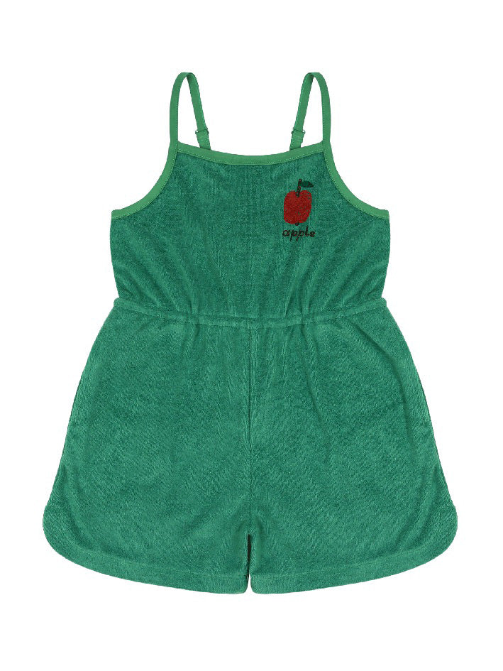 Apples Sleeveless Overall Green