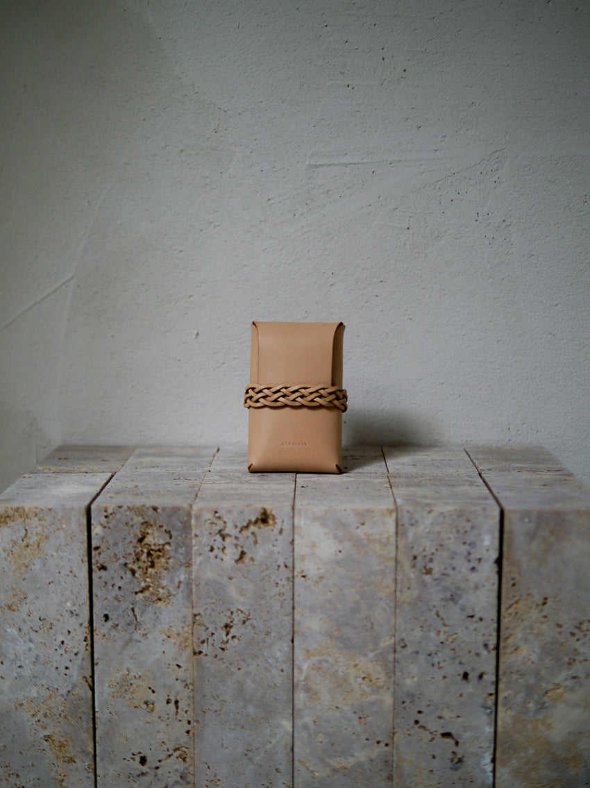 Woven Card Case Natural