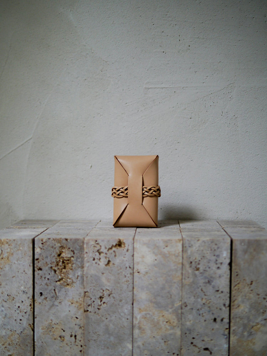 Woven Card Case Natural