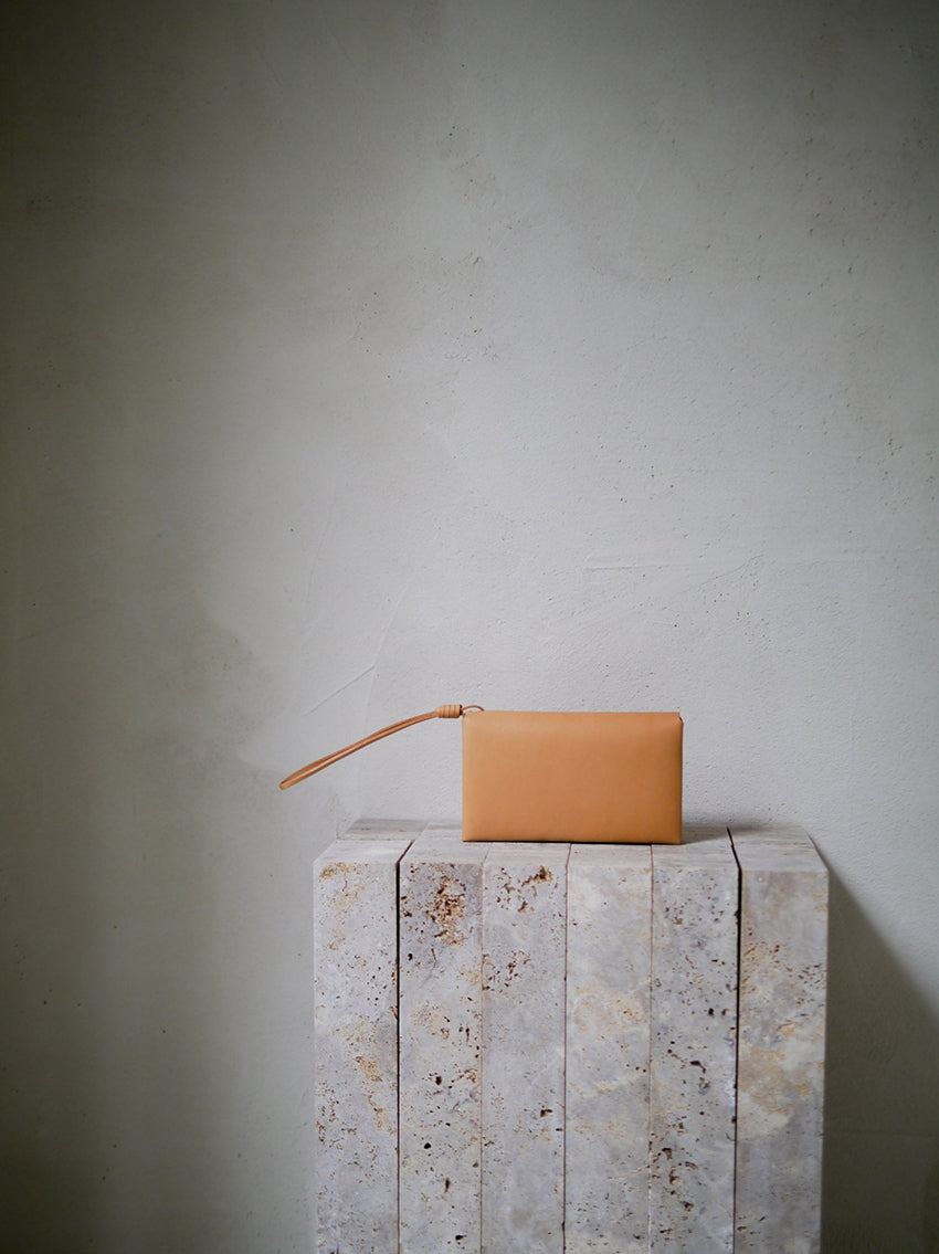 Woven Passport Wallet Natural