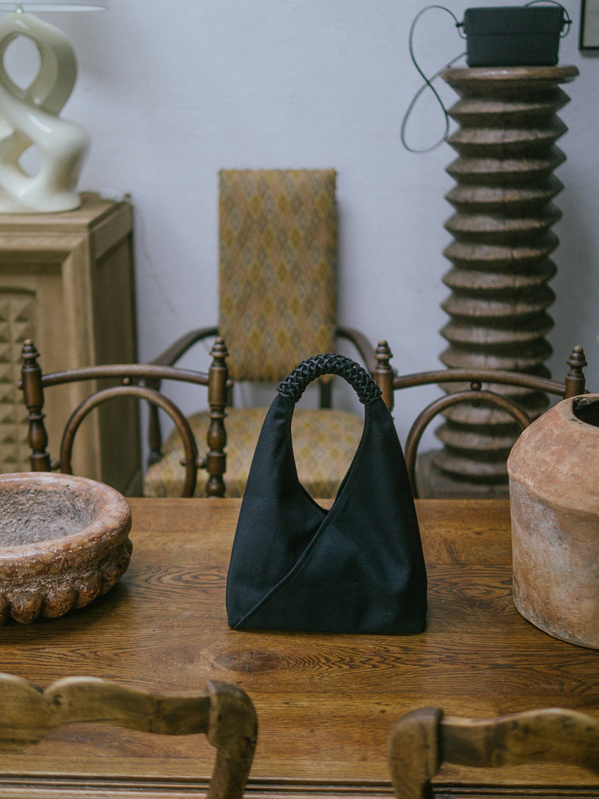 Woven Triangle Bag 36 All Black