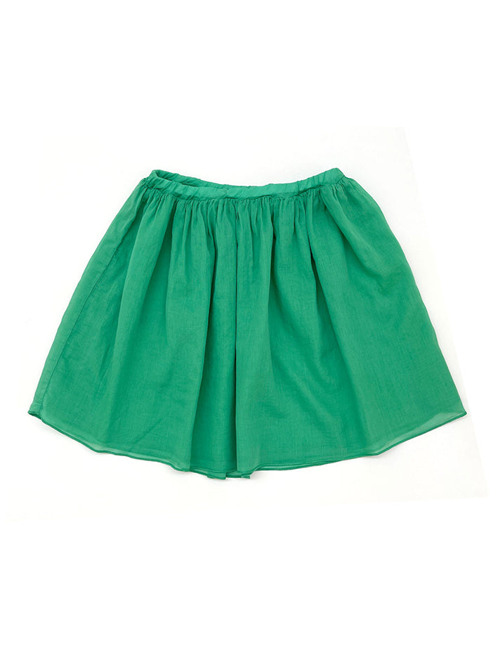 Wide Skirt Bright Green