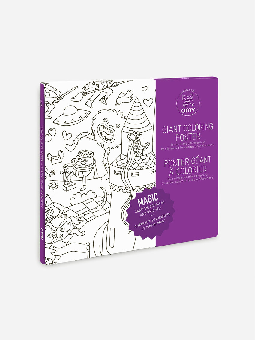 Magic Coloring Poster