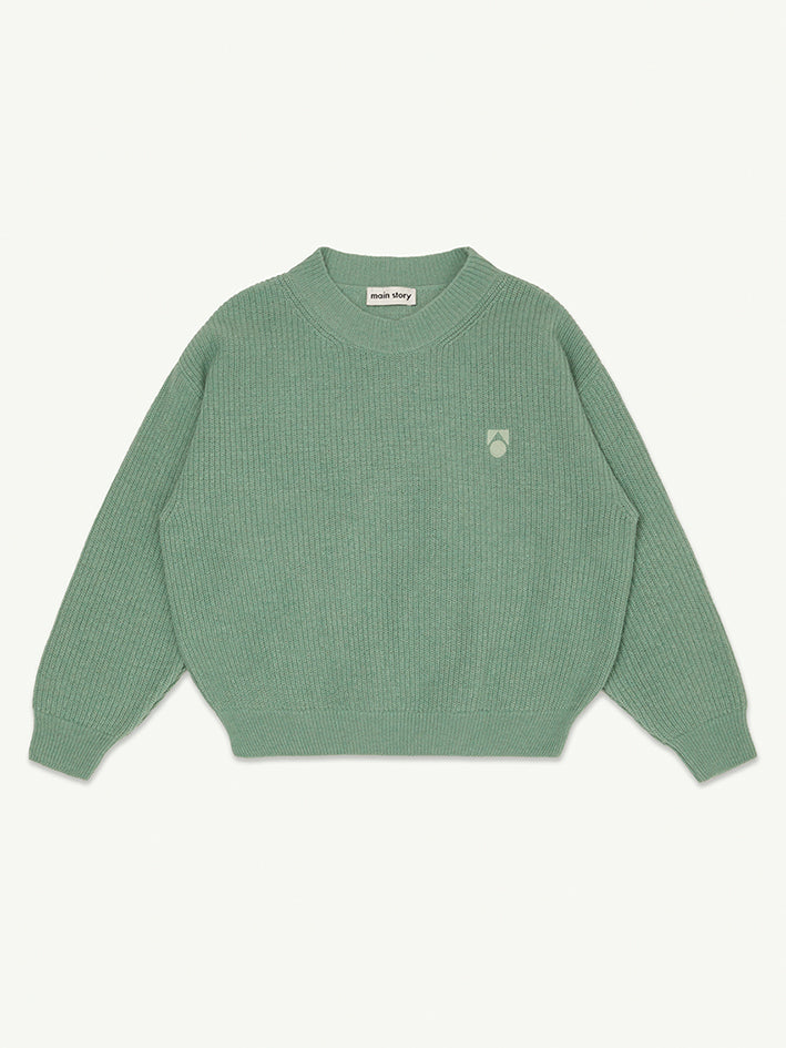 Rib Knitsweater Sea