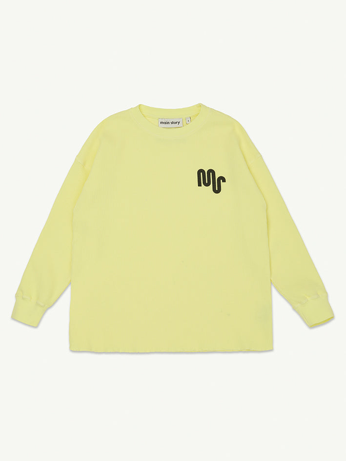 Soft Waffle Tee Yellow