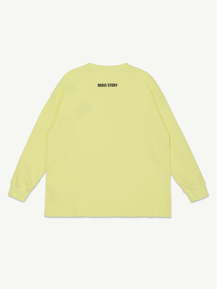Soft Waffle Tee Yellow