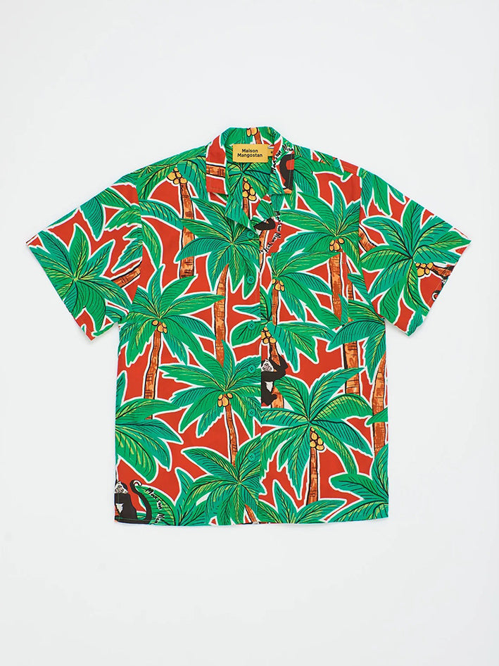 Monkey Forest Shirt Red