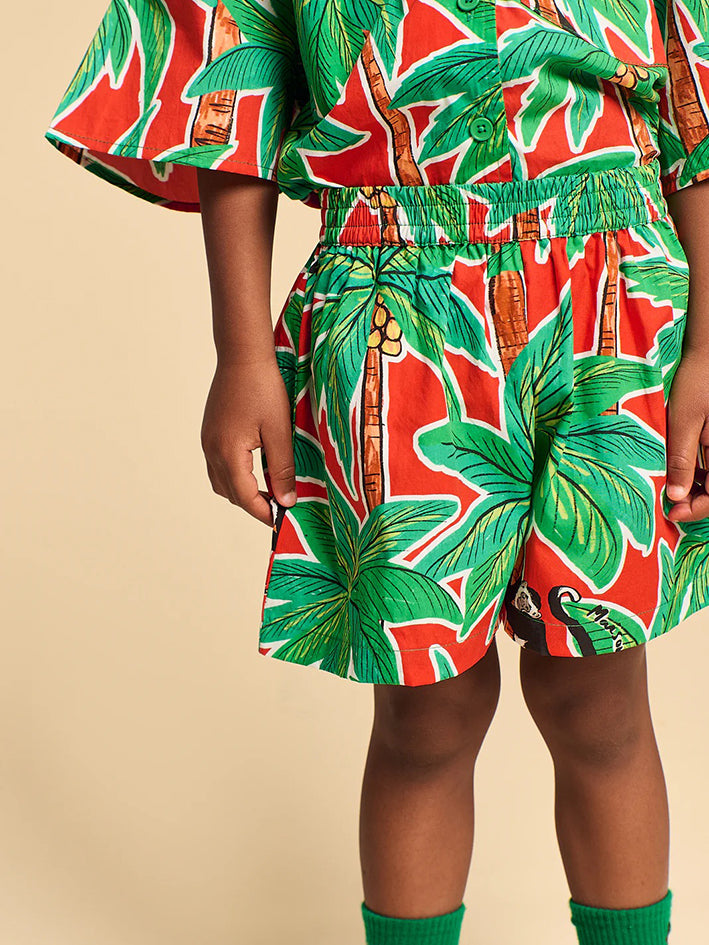 Monkey Forest Short Red
