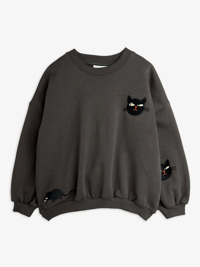 Cat and Rat Sweatshirt Grey