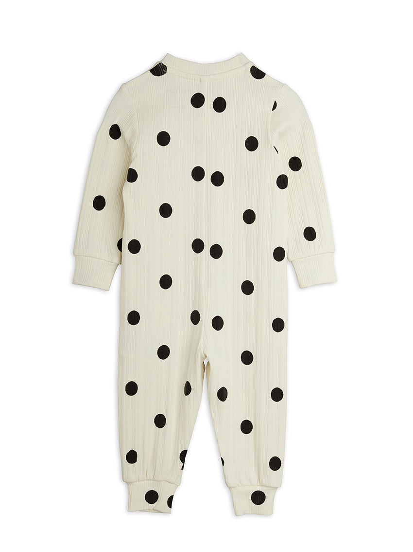 Dots AOP Dog Jumpsuit Off-White