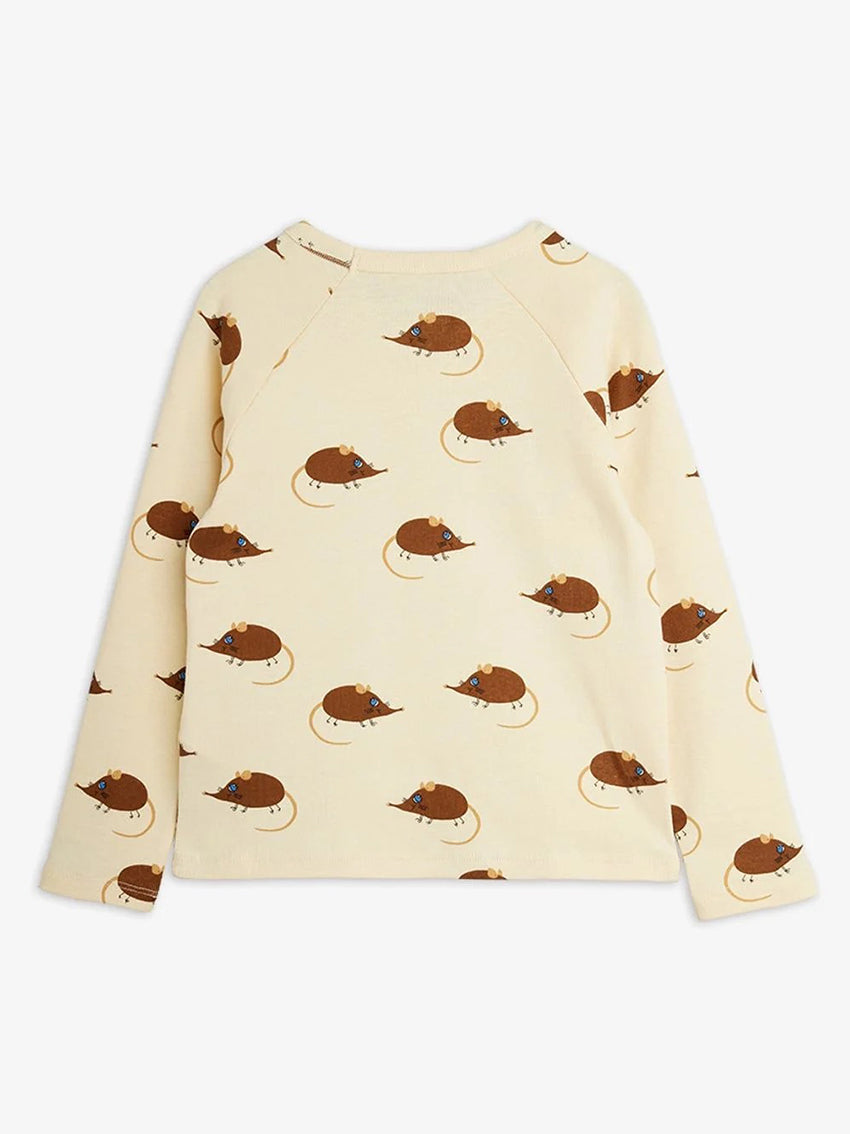 Elephant Shrew AOP Longsleeve Beige