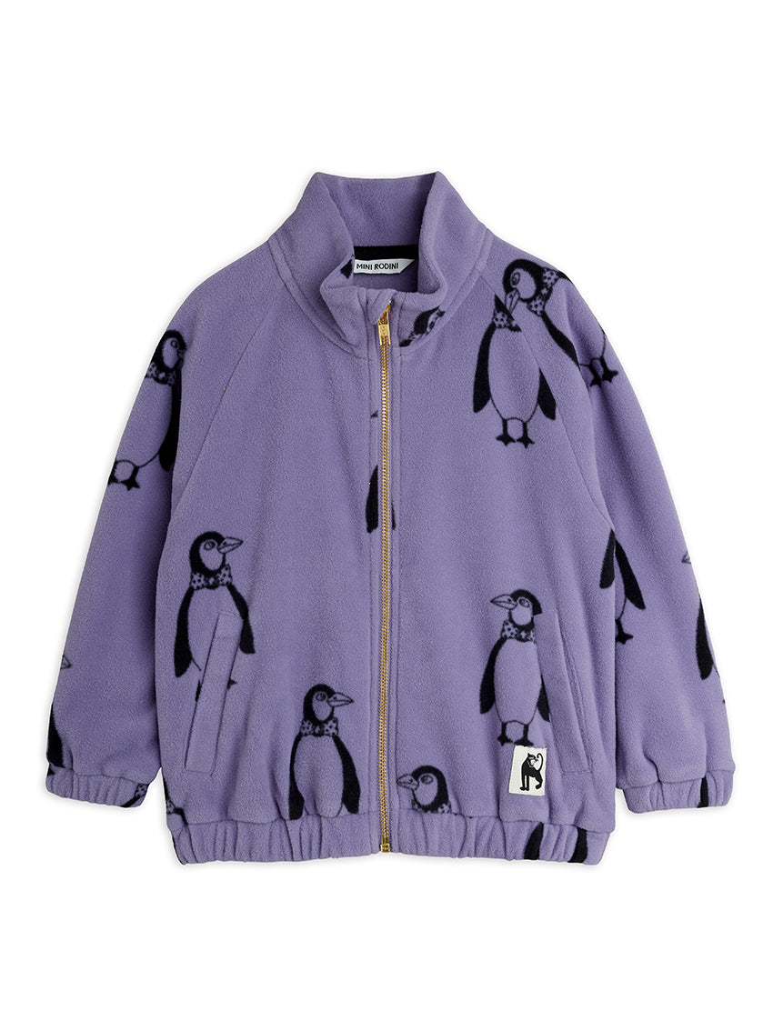Penguin AOP Fleece Jacket Purple
