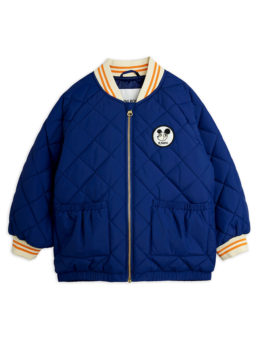 Ritzratz Patch Quilted Puffer Blue