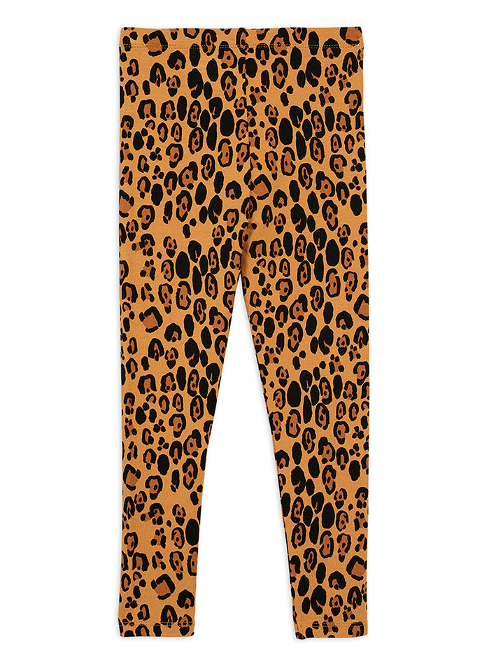 Basic Leopard Leggings Beige