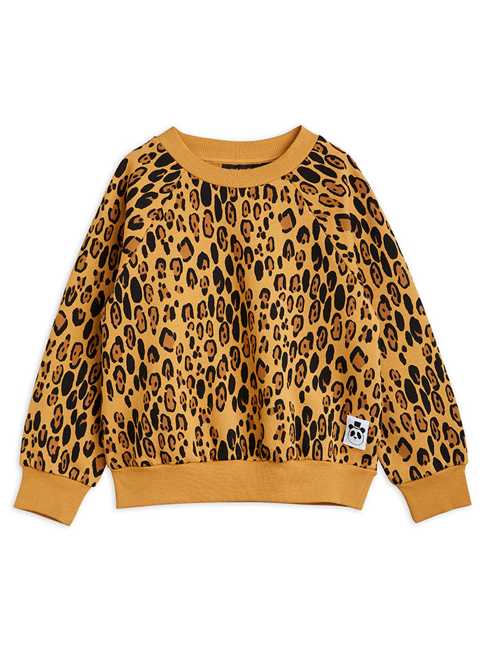 Basic Leopard Sweatshirt Beige