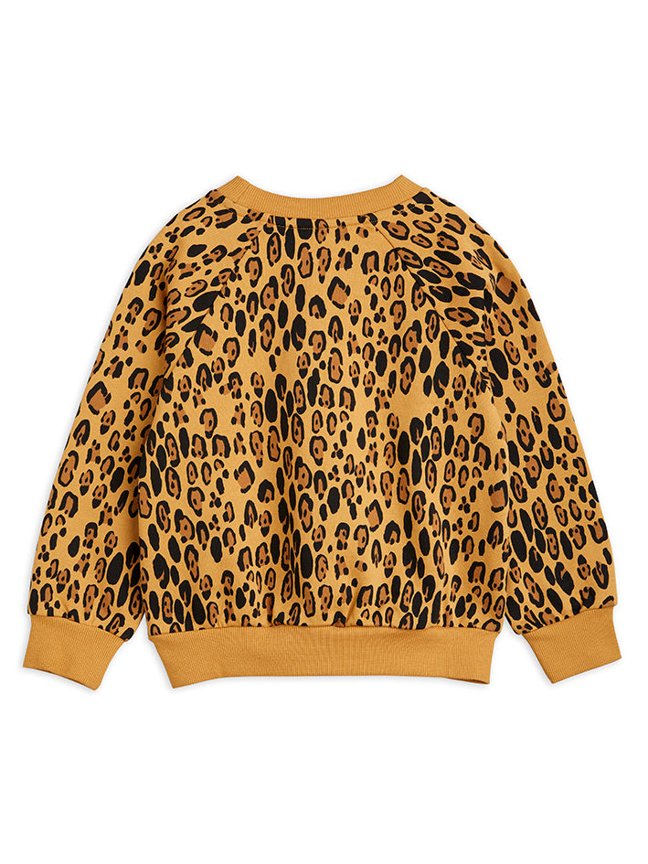 Basic Leopard Sweatshirt Beige