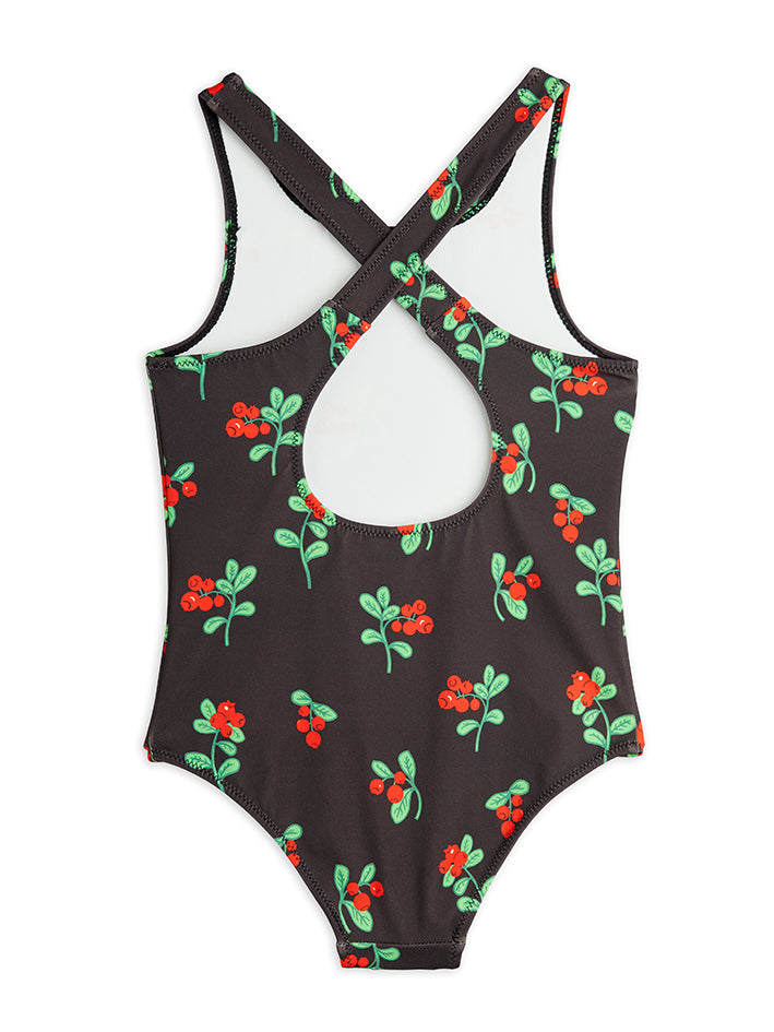 Lingonberries Swimsuit Black