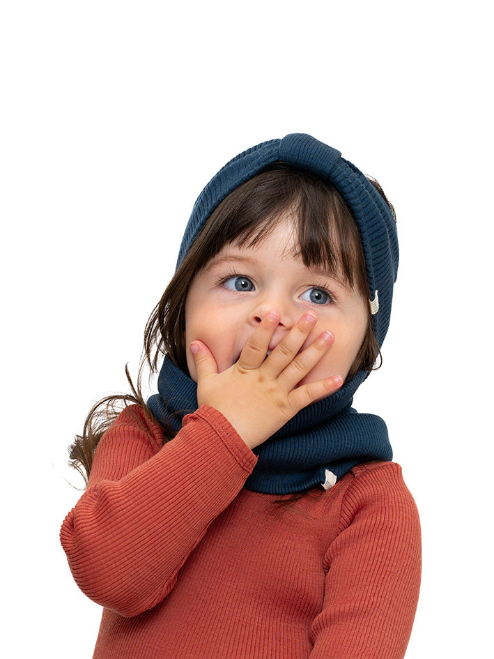 Alba Wool Rib Hairband Midnight