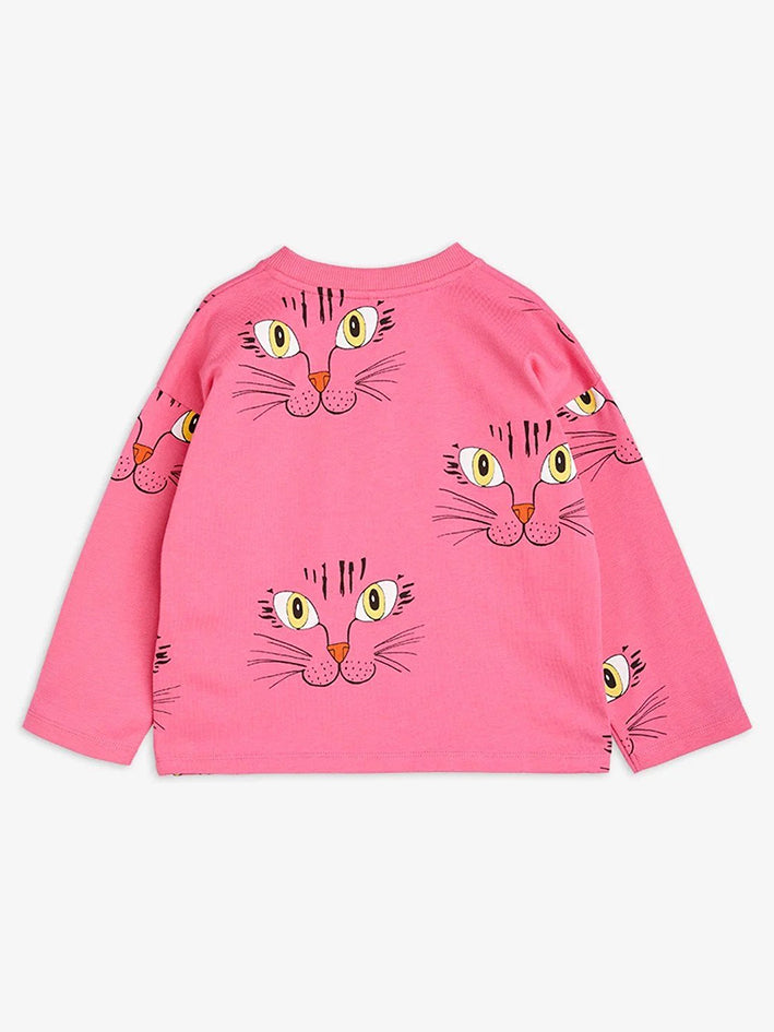 Cat Face Longsleeve Pink