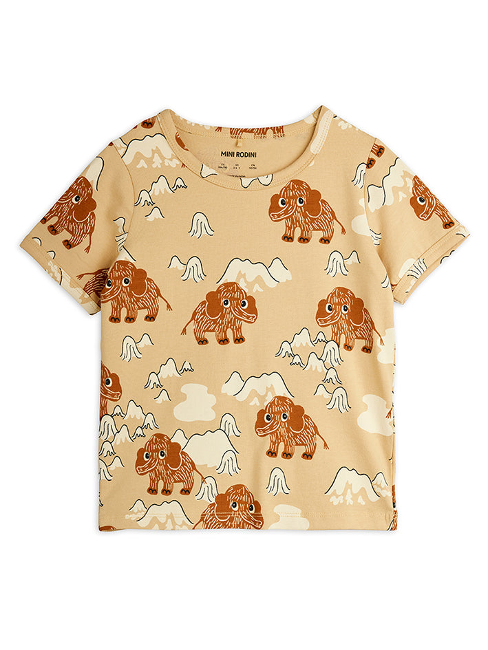 Mammoth AOP T-Shirt Beige