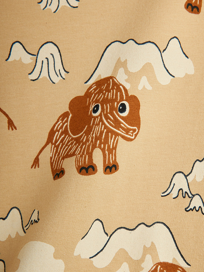 Mammoth AOP T-Shirt Beige