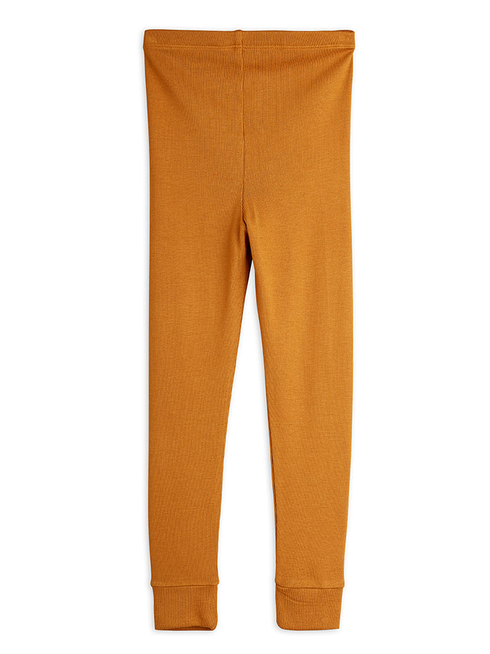 Modal Rib Legings Brown