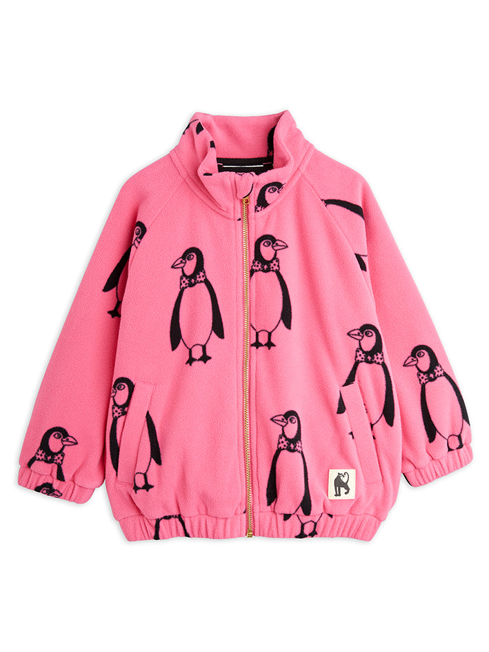 Penguin Fleece Jacket Pink