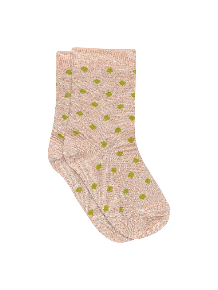 Irma Glitter Socks Rose Dust