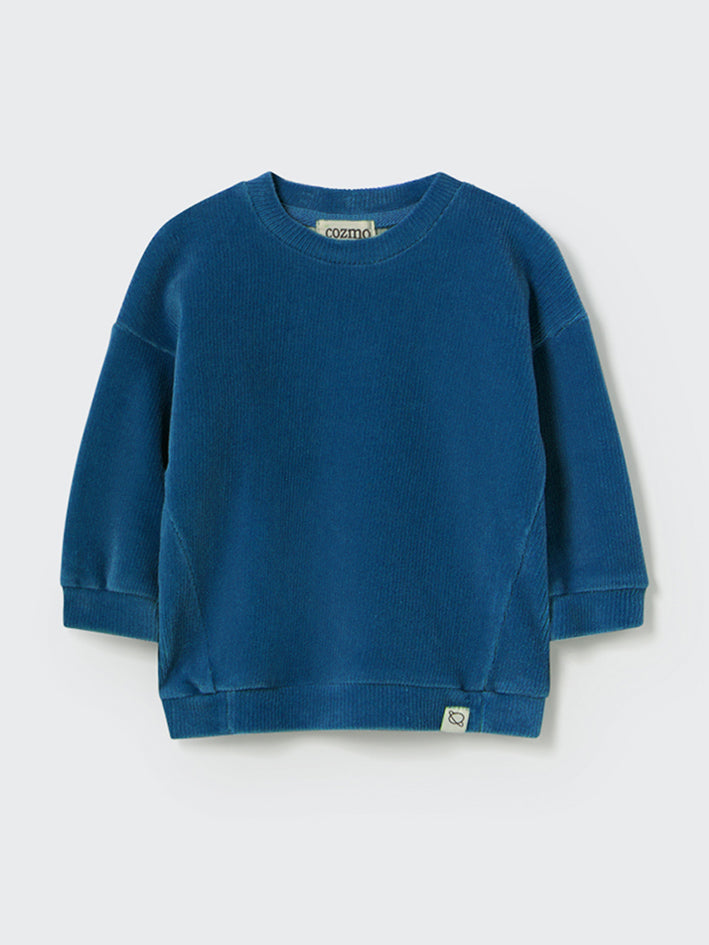 Kelly Blue Midnight Velour Jumper