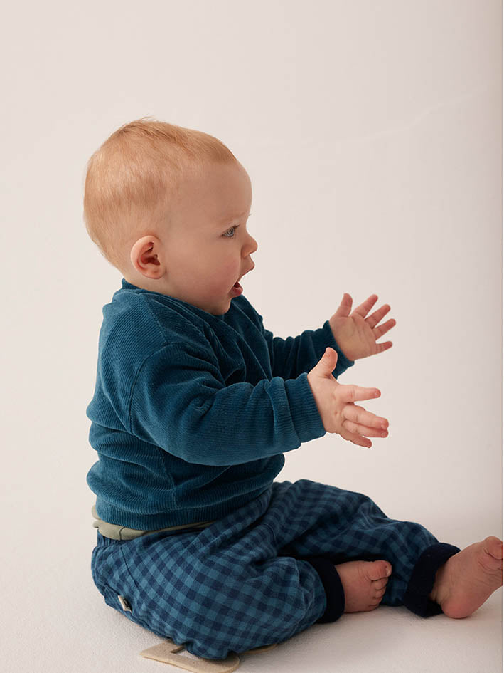 Kelly Blue Midnight Velour Jumper