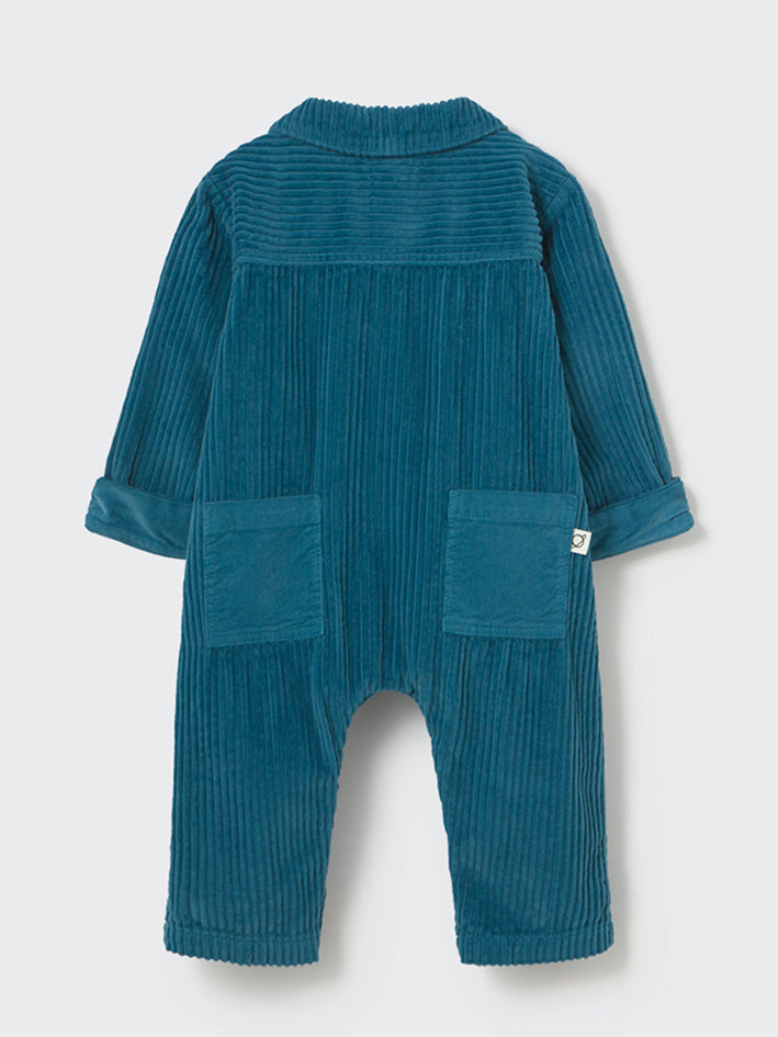 Trento Blue Midnight Baby Jumpsuit