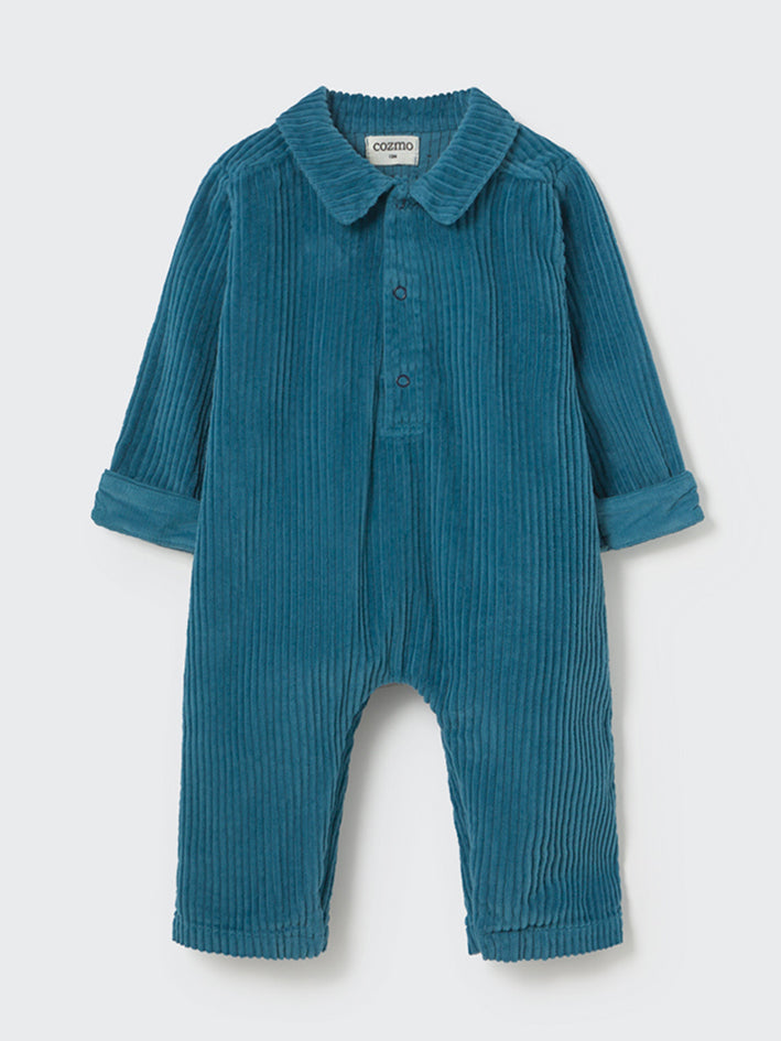 Trento Blue Midnight Baby Jumpsuit