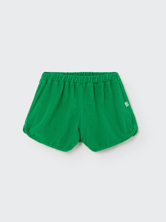 Elio Toweling Shorts Grass Green