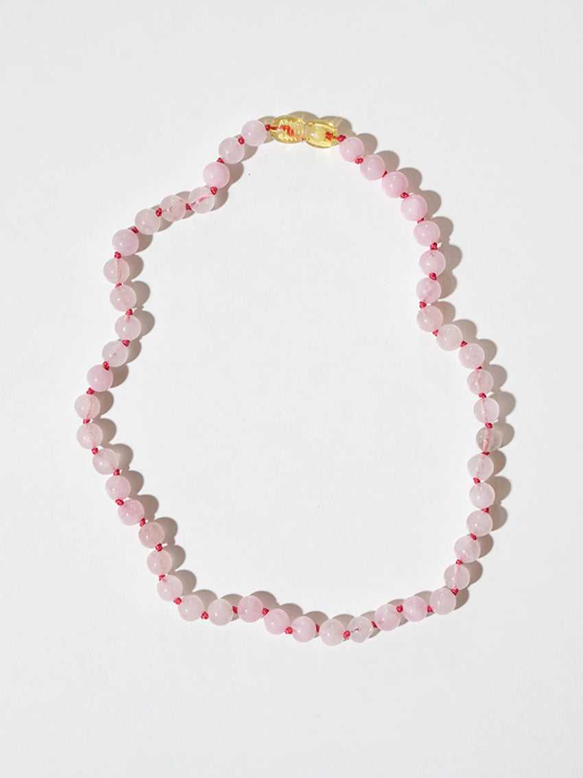 Rose Quartz Kids Necklace
